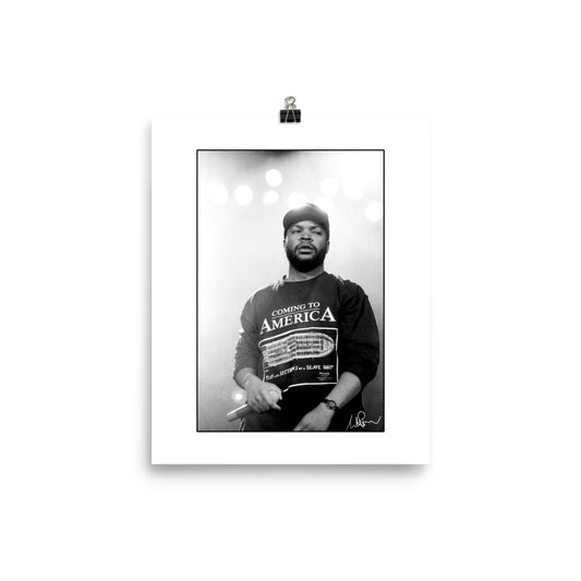 Ice Cube print: 8"x10"